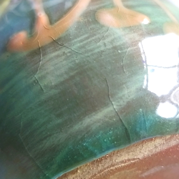 Earthworks - I ♡ Barbados Teal Pottery Mug - Picture 8 of 8